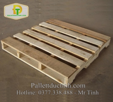 Pallet gỗ 2 hướng nâng khoét chân - Pallet Gỗ Đức Tình - Công Ty TNHH SX - TM DV Pallet Đức Tình